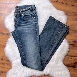 Rock & Roll Cowgirl Jeans 29 x 36 Rival Low Rise Bootcut